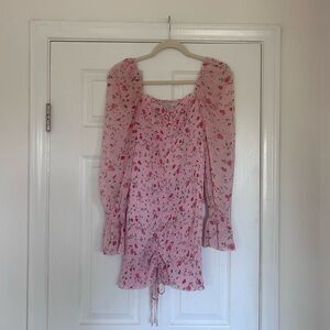 Princess Polly Pink Floral Mini Dress